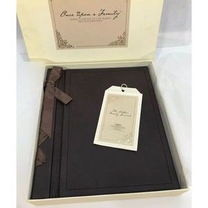 Once Upon A Family Leather Notebook Scrapbook